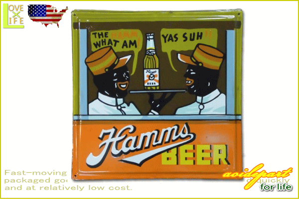 【ENAMEL SIGN】ホーロー製看板【HAMMS BEER】【サイン】【看板】【地名】【雑貨】【アメリカン雑貨】【アメリカ雑貨】【アメリカ】【USA】【かわいい】【おしゃれ】の通販は