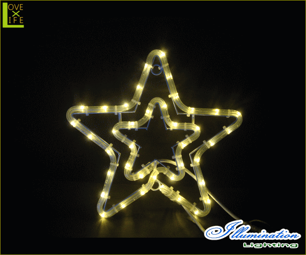 【イルミネーション】チューブスター【電球色】【結晶】【スター】【星】【クリスタル】【フォルム】【電飾】【LED】【モチーフ】【クリスマス】【かわいい】の通販は 8,351円