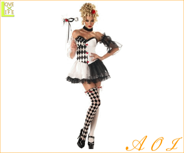 【レディ】ハーレークィーン【LE BELLE HARLEQUIN】【女王】【プリンセス】【カリフォルニア】【仮装】【衣装】【コスプレ】【コスチュー