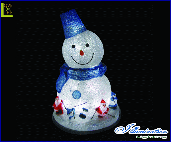 【20 】スノーマン 首振り【雪だるま】【雪】【動き】【スノーマン】顔を左右に振ってお客様をお出迎え♪【2013年新作】【】【大