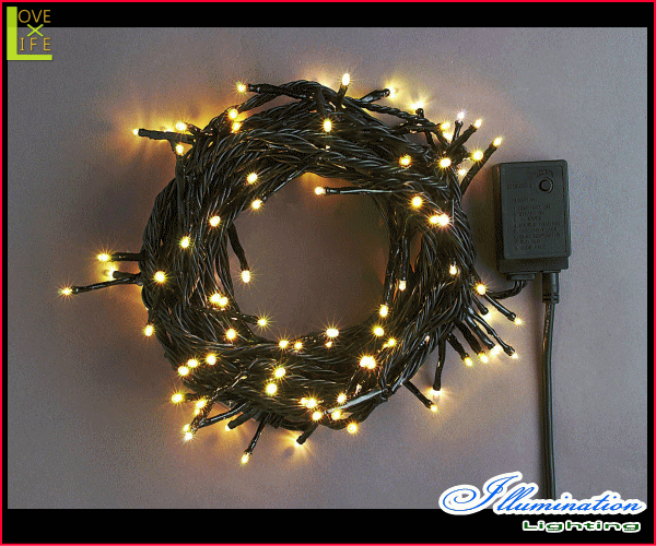 【20 】【日亜製】電球色 ストレートライト【100球】【LEDライト】【LED】万能のストレートライトに新色登場！昔ながらの美しい輝き♪【2
