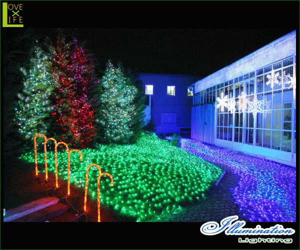 【LED】【ネット】LED ネットライト【180球】【連結用】【ブラックコード】【面】【LED】【ネット】【均等】万能のネットライト 均等にLE