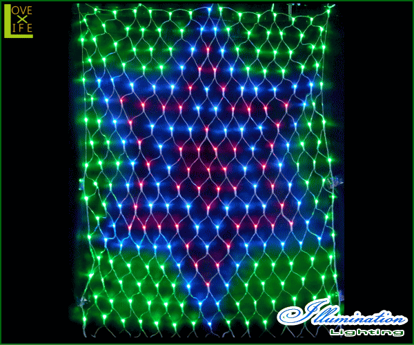 【20 】LED スターネットライト【247球】【クリアコード】【LED】【星】【スター】星型のネットライト！ビッグサイズのスターが目立ちま