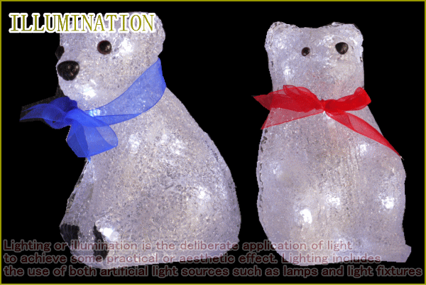 LEDアクリル【ベアー】【スマート】クマ　20球　今年は一段とクォリティーがたかい！　LEDイルミネーション　【LED】【２０ 】【の通販は