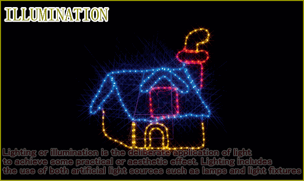 【ローボルト】LEDルミネーション（連結タイプ）　LEDモチーフ 煙突のある家☆LEDイルミネーション　【LED】【】【クリスマス】の通販は 19,173円