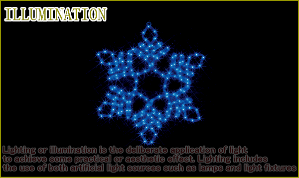 【ローボルト】LEDルミネーション（連結タイプ）　LEDモチーフ 雪の結晶（中・青）☆LEDイルミネーション　【LED】【】【クリス