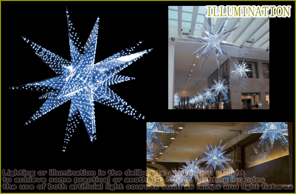 【2012新作イルミネーション】LED クリスタル スター【ギャラクシー】☆LEDイルミネーション　クォリティーの高いイルミネーションが勢ぞ