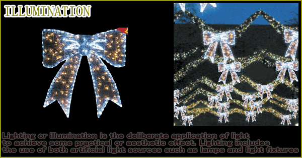 【LED】【イルミネーション】【大型商品】LEDクリスタル リボン【M】【プレゼント】【結び】【りぼん】【デザイン】【置物】【装飾】【バの通販は