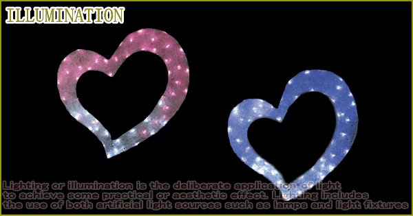 【LED】【イルミネーション】【大型商品】LEDクリスタル ハート【グラデーション】【L】【ラブ】【LOVE】【デザイン】【置物】【装飾】【
