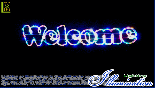 【60 】【LEDライト】【大人気】LED　ウェルカム【welcome】かわいいイルミネーションでお出迎え♪お客様にも喜ばれます♪お店にも最適！