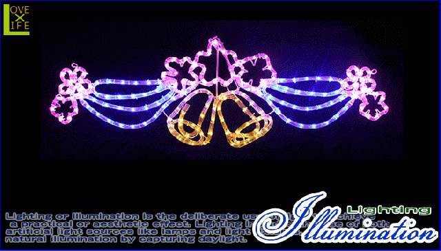 【50 】【LEDライト】【大人気】LED　フラワーベル【桜】【花】ベルと桜のコラノレーション♪美しいイルミネーションで今年の飾りつけも