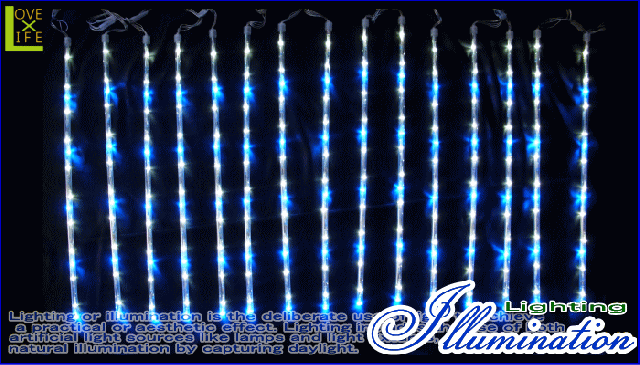 【LEDライト】【20 】LED　スティックスノーライト【300球】雪のような幻想的なイルミネーション♪美しく流れる雪にウットリ♪【2012年新