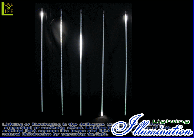 【LEDライト】【20 】LED　ドロップライト【320球】スノードロップ♪5連のスティックから流れるスノードロップの美しさにウットリ♪【201