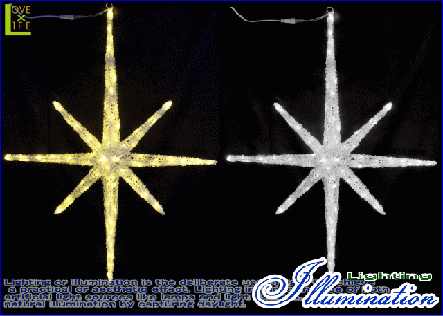 【LEDモチーフ】【20 】LED　フラッシュスター【フラッシュ】【輝き】輝きの瞬間を止めたようなイルミネーション♪美しいです♪【2012年の通販は