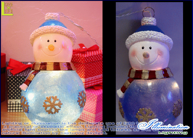 【LEDモチーフ】【20 】LED　デコレーションライト　スノーマン【雪だるま】【室内用】室内用のかわいいイルミネーヨン♪ツリーの横にちの通販は