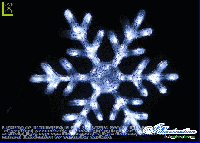 【LED】【イルミネーション】【大型商品】LEDクリスタル クリスタルスノー【B】【Lサイズ】【雪】【輝き】【スノー】【万能】【結晶】【の通販は