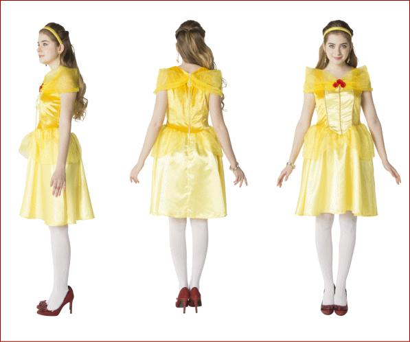 レディ ロイヤルイエロープリンセス ベル ドレス プリンセス 姫 ハロウィン コスプレ コスチューム 衣装 仮の通販はau Pay マーケット ワールドショップ
