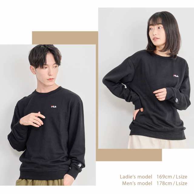 FILA　フィラ　トレーナー　Lサイズ　レディース　グレー