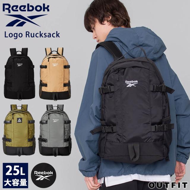 Reebokリーボック リュック 選べる2ロゴ メンズ レディース リュックサック 大容量 25l 大きめ 通学 おしゃれ 軽量 スポーツリュック の通販はau Pay マーケット Outfit Au Pay マーケット店