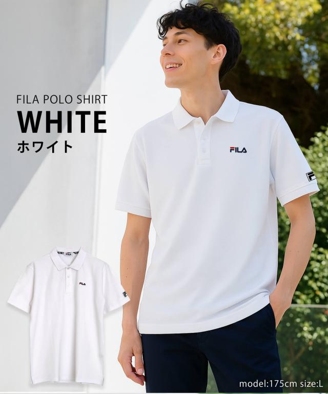 FILA フィラ テニスウェア 半袖ポロシャツ VM5628レッド メンズM新品 レッド｜ウェア一覧(テニスウェア)|FILA（フィラ）公式通販