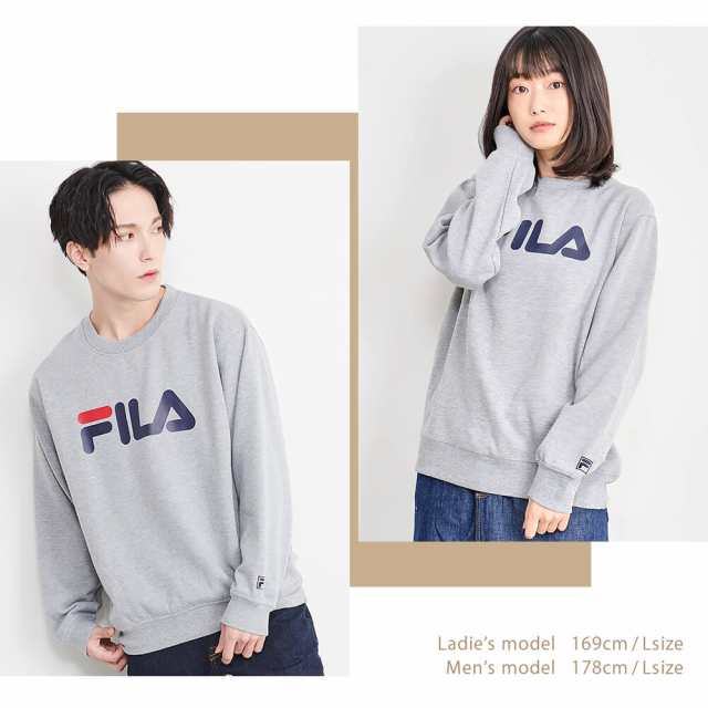 トレーナー メンズ レディース スウェット 裏起毛 裏毛 フィラ FILA