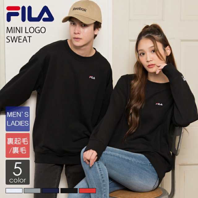 トレーナー メンズ レディース スウェット 裏毛 裏起毛 Fila フィラ トップス ホームウェア ルームウェア 部屋着 スポーツウェア ペア の通販はau Pay マーケット Outfit Au Pay マーケット店