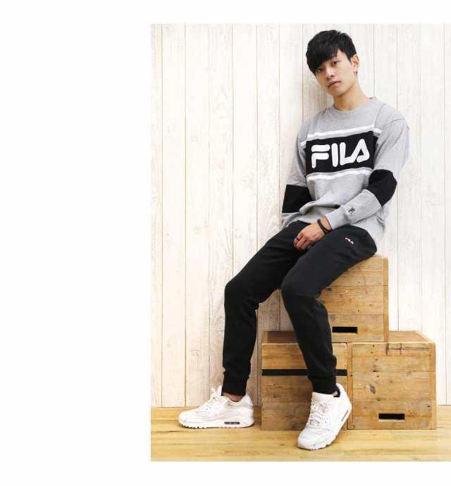 Bigsaleクーポン対象店 Fila フィラ トレーナー メンズ ブランド スウェット 上 おしゃれ 人気 トップス 長袖 秋 冬 春 白 紺 スエッの通販はau Pay マーケット Outfit Au Pay マーケット店