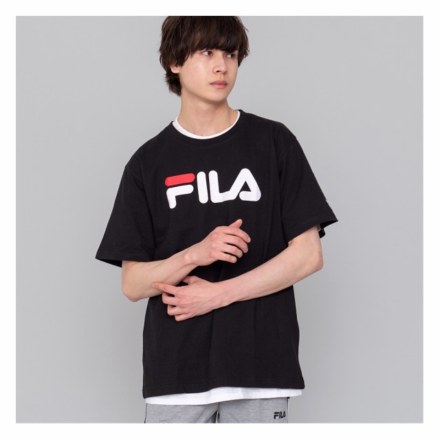 Fila フィラ Tシャツ メンズ レディース 半袖 ブランド 人気 ペアルック カップル おそろい 姉妹 親子 大きいサイズ キングサイズ 安い Oの通販はau Pay マーケット Outfit Au Pay マーケット店