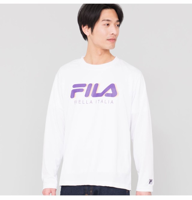 Fila フィラ ドライtシャツ メンズ 長袖 ロンt ロゴプリント スポーツ 無地 ブランド おしゃれ シンプル ストリート スポーツウェア ジムの通販はau Pay マーケット Outfit Au Pay マーケット店