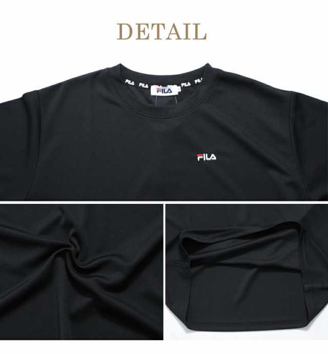 FILA フィラ Tシャツ メンズ 半袖 ブランド 無地 オシャレ 速乾 大きいサイズ ドライ カジュアル ファッション ティーシャツ  メンズtシ｜au PAY マーケット