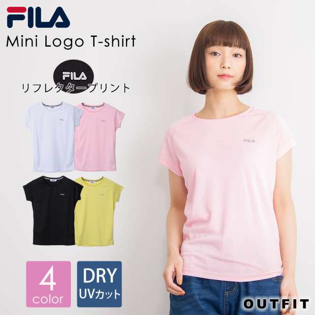 Fila フィラ Tシャツ レディース 半袖 おしゃれ 可愛い 人気 スポーツ ブランド カットソー 女性 トップス シンプル ロゴ 黒 白 ピンク の通販はau Pay マーケット Outfit Au Pay マーケット店