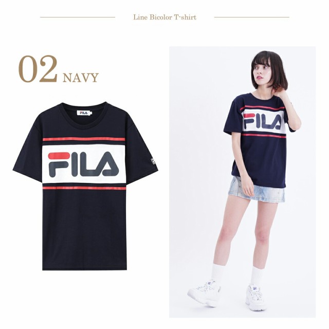 FILA フィラ Tシャツ レディース 半袖 おしゃれ 可愛い 人気 スポーツ outfit ポイント消化｜au PAY マーケット