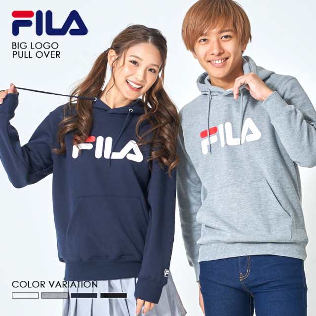 商品レビューを書いて10 ポイント Fila フィラ デカ ロゴ プリントプルパーカー レディース メンズ ビッグ Big パーカー カジュアの通販はau Pay マーケット Outfit Au Pay マーケット店