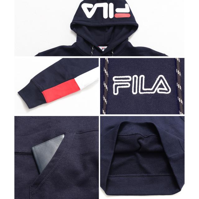 Fila フィラ パーカー レディース 袖切替プルパーカー トレーナー スウェット プルオーバー プルパーカー 長袖 Fl1771 Outfitの通販はau Pay マーケット Outfit Au Pay マーケット店