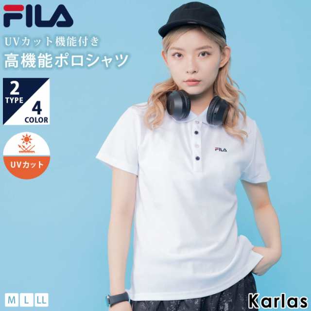 人気 fila 鹿の子半袖ポロシャツポケット