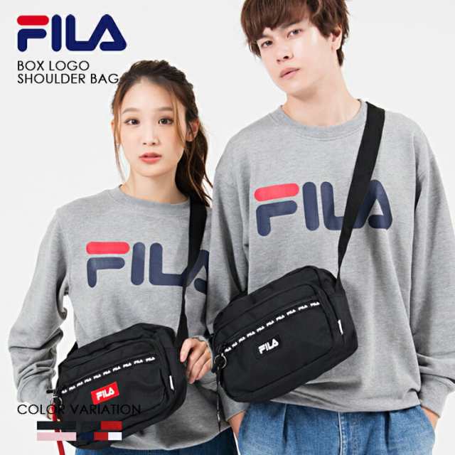 Fila ボックス ロゴ ショルダー バッグ フィラ ショルダーバッグ メンズ レディース 斜めがけ 軽い ブランド おしゃれ かわいい 小さめ の通販はau Pay マーケット Outfit Au Pay マーケット店