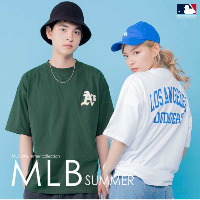 MLB エムエルビー Tシャツ メンズ 半袖 綿 メジャーリーグベースボール 野球 スポーツウェア オーバーサイズ ゆったり ドロップショルダの通販はau  PAY マーケット outfit au PAY マーケット店 au PAY マーケット－通販サイト