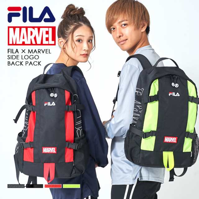 タイムセール Marvel Fila マーベル フィラ リュック 大容量 25l