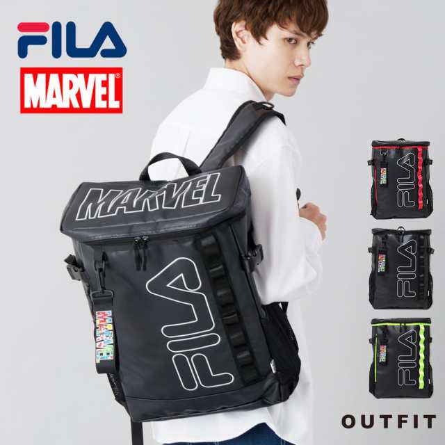 リュック メンズ レディース リュックサック 防水 大容量 撥水 Fila フィラ Marvel マーベル ブランド おしゃれ 高校生 大学生 大人 通学の通販はau Pay マーケット Outfit Au Pay マーケット店