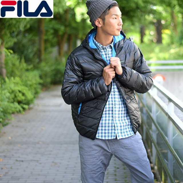 Fila フィラ メンズ 軽量 ダウンジャケット ライト ダウン アウター 定番 ブランド 軽量 カジュアル 人気 アパレル Outfitの通販はau Pay マーケット Outfit Au Pay マーケット店