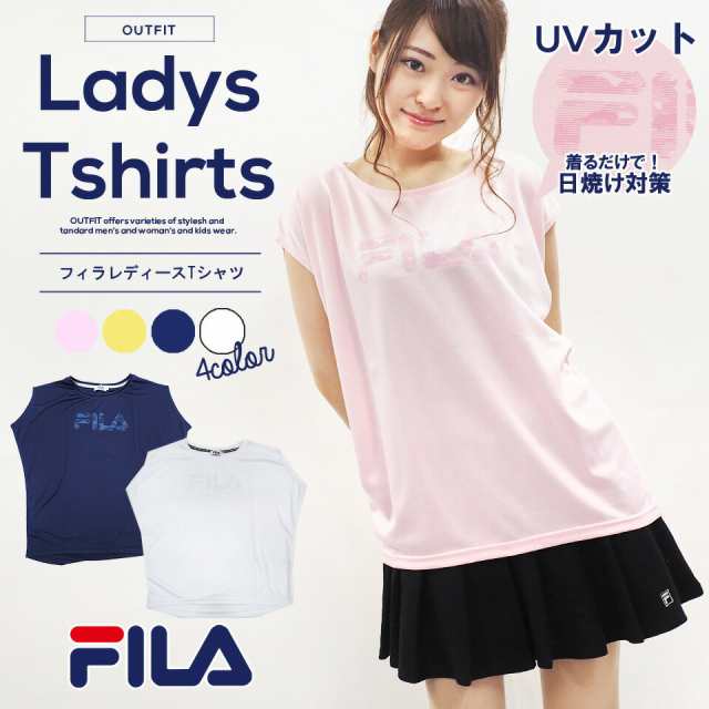 Fila フィラ チュニック 半袖 ノースリーブ Tシャツレディース おしゃれ スポーツ ブランド 人気 可愛い Fila 18ss Uvカット Outfitの通販はau Pay マーケット Outfit Au Pay マーケット店