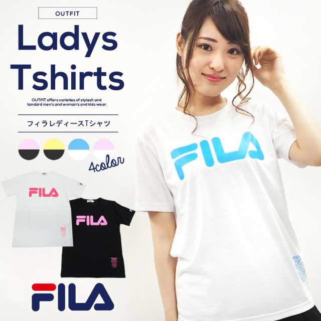 Fila フィラ Tシャツ レディース 半袖 おしゃれ 可愛い 人気 スポーツ Outfitの通販はau Pay マーケット Outfit Au Pay マーケット店