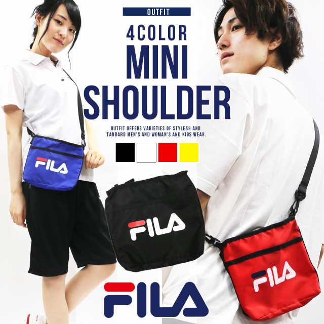 Fila フィラ サコッシュ メンズ ショルダーバッグ レディース ブランド 斜めがけ 軽い 小さめ かわいい おしゃれ 人気 Outfitの通販はau Pay マーケット Outfit Au Pay マーケット店