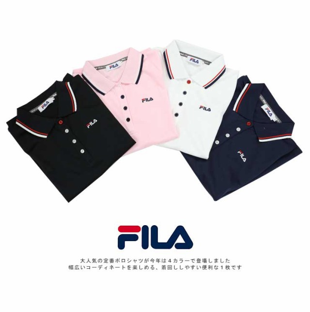 還元祭クーポン対象店 Fila フィラ ポロシャツ レディース カジュアル Tシャツ ゴルフウェア トレーニング スポーツ テニス ウエア 半の通販はau Pay マーケット Outfit Au Pay マーケット店