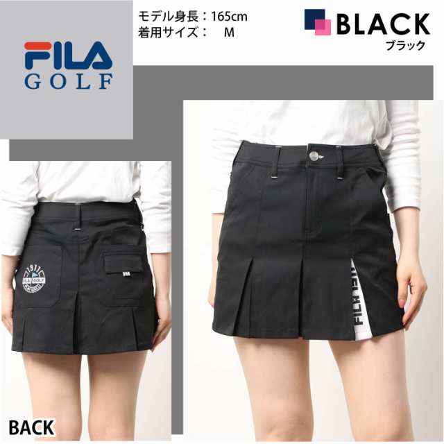 FILA GOLF フィラゴルフ ゴルフウェア スカート レディース プリーツ