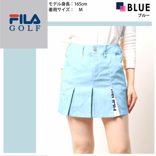 FILA GOLF フィラゴルフ ゴルフウェア スカート レディース プリーツ