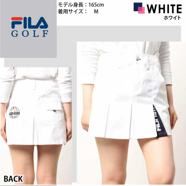 FILA GOLF フィラゴルフ ゴルフウェア スカート レディース プリーツ