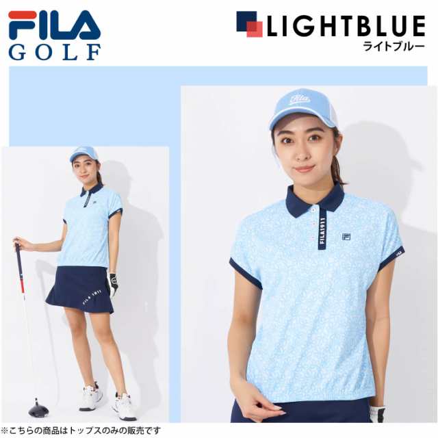 FILA GOLF フィラゴルフ ポロシャツ 半袖 レディース ゴルフウェア