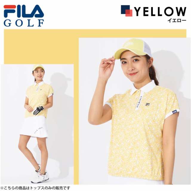 FILA GOLF フィラゴルフ ポロシャツ 半袖 レディース ゴルフウェア