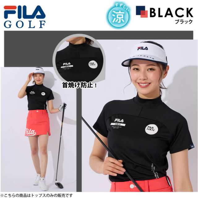 FILA GOLF フィラゴルフ Tシャツ 半袖 レディース ゴルフウェア 吸汗速